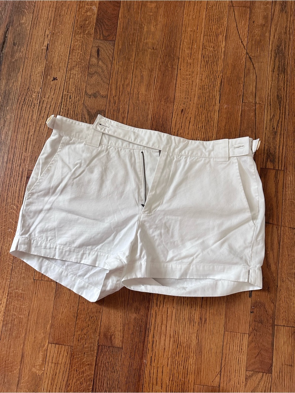 Boast White Cotton Tennis Shorts Size 10 - Picture 2 of 5